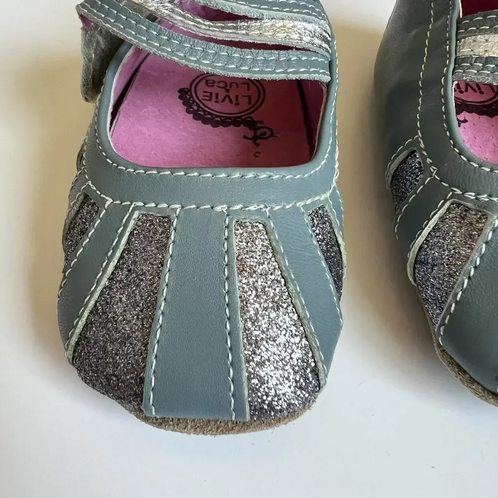 NEW Livie & Luca Rainbow Soft Shoes 6-12m